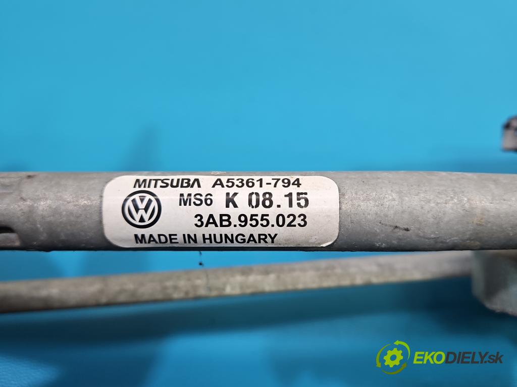 Vw Passat B7 2010-2014 2.0 tdi 140 hp manual 103 kW 1968 cm3 5- motor stěračů přední 3AB955419