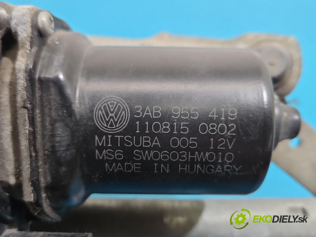 Vw Passat B7 2010-2014 2.0 tdi 140 hp manual 103 kW 1968 cm3 5- motor stěračů přední 3AB955419