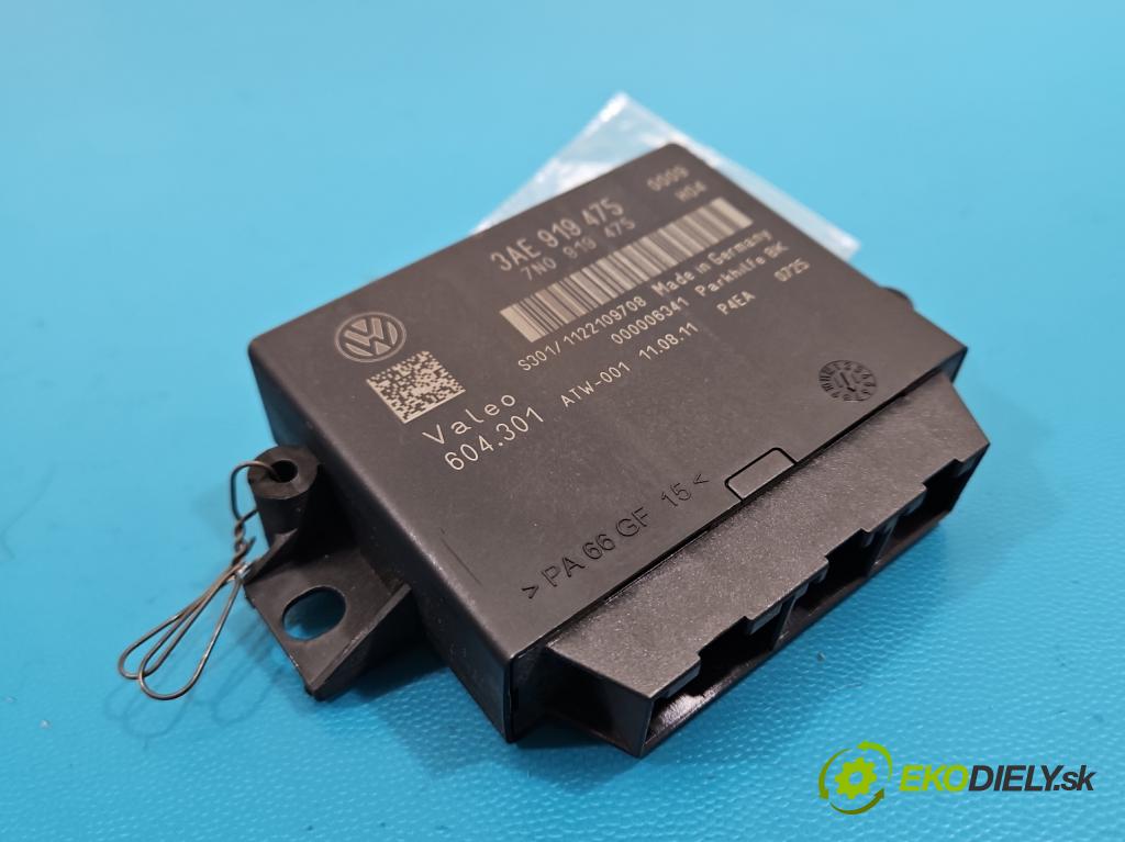 Vw Passat B7 2010-2014 2.0 tdi 140 HP manual 103 kW 1968 cm3 5- riadiaca jednotka parkovaní: 3AE919475