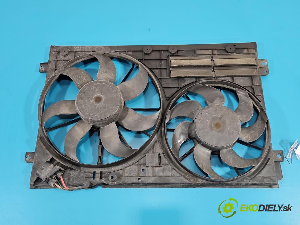 Vw Passat B7 2010-2014 2.0 tdi 140 hp manual 103 kW 1968 cm3 5- ventilátor chladič 1K0121207BC