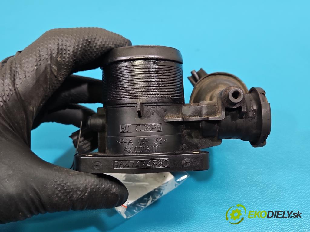 Volvo V50 2.0d 133 hp manual 98 kW 1997 cm3 5- škrticí klapka 9647474880 (Škrticí klapka)