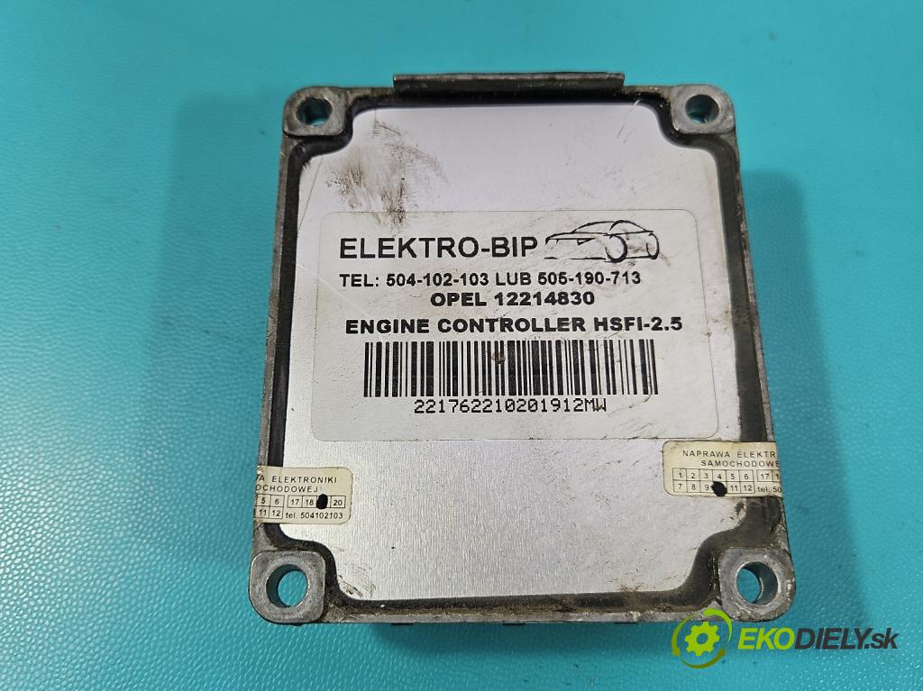 Opel Meriva A 2002-2010 1.6 16V 101 HP manual 74 kW 1598 cm3 5- riadiaca jednotka motora 12214830