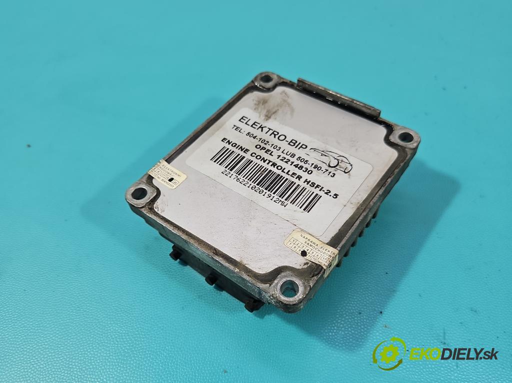 Opel Meriva A 2002-2010 1.6 16V 101 HP manual 74 kW 1598 cm3 5- riadiaca jednotka motora 12214830