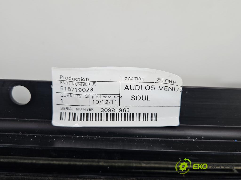 Audi Q5 2008-2016 3.0 tdi 239KM automatic 176 kW 2967 cm3 5- Střešní okno: 8R0877041B (Sklo karoserie)