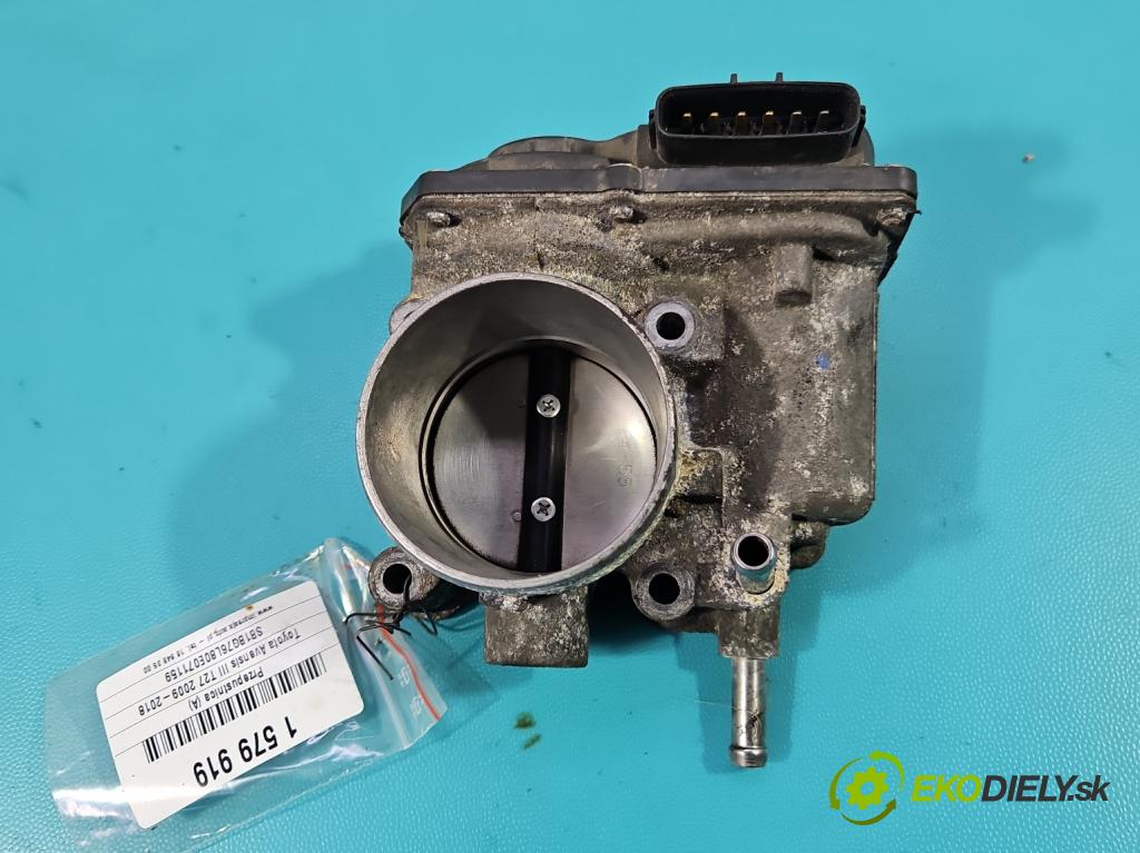 Toyota Avensis III T27 2009-2018 1.8 vvti 147 HP manual 108 kW 1798 cm3 4- klapka 22030-0T050 (Škrtiaca klapka)