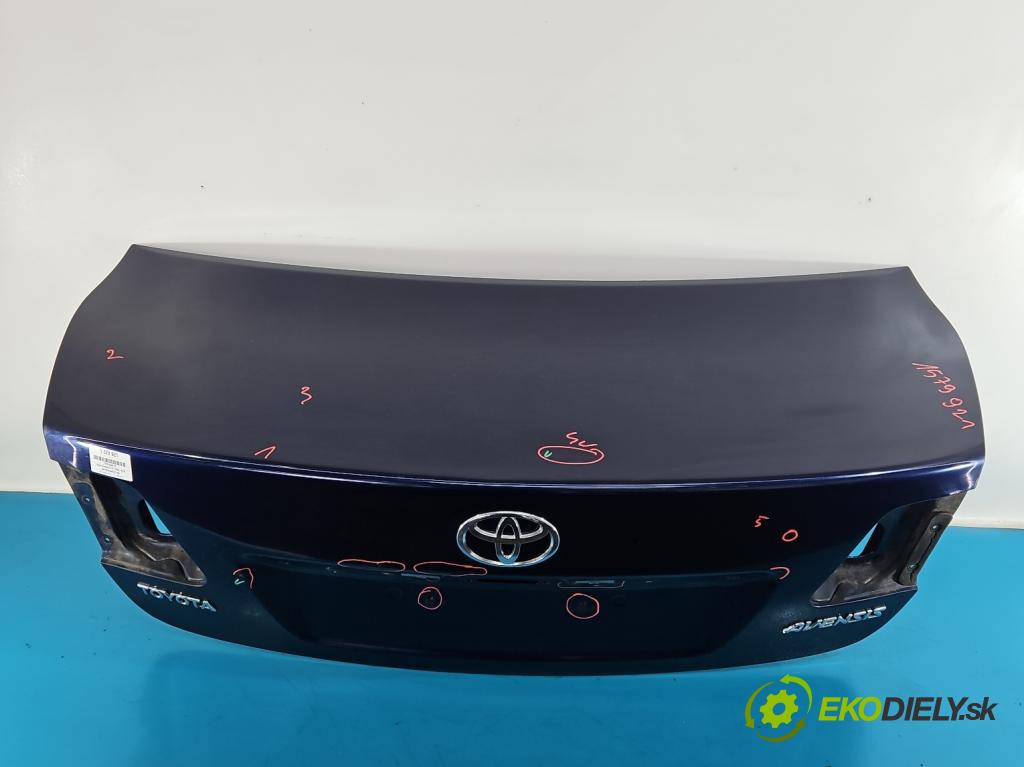 Toyota Avensis III T27 2009-2018 1.8 vvti 147 HP manual 108 kW 1798 cm3 4- zadna kufor  (Kapota zadná (kufor))