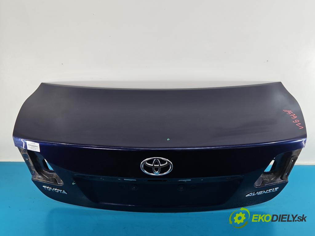 Toyota Avensis III T27 2009-2018 1.8 vvti 147 HP manual 108 kW 1798 cm3 4- zadna kufor  (Kapota zadná (kufor))