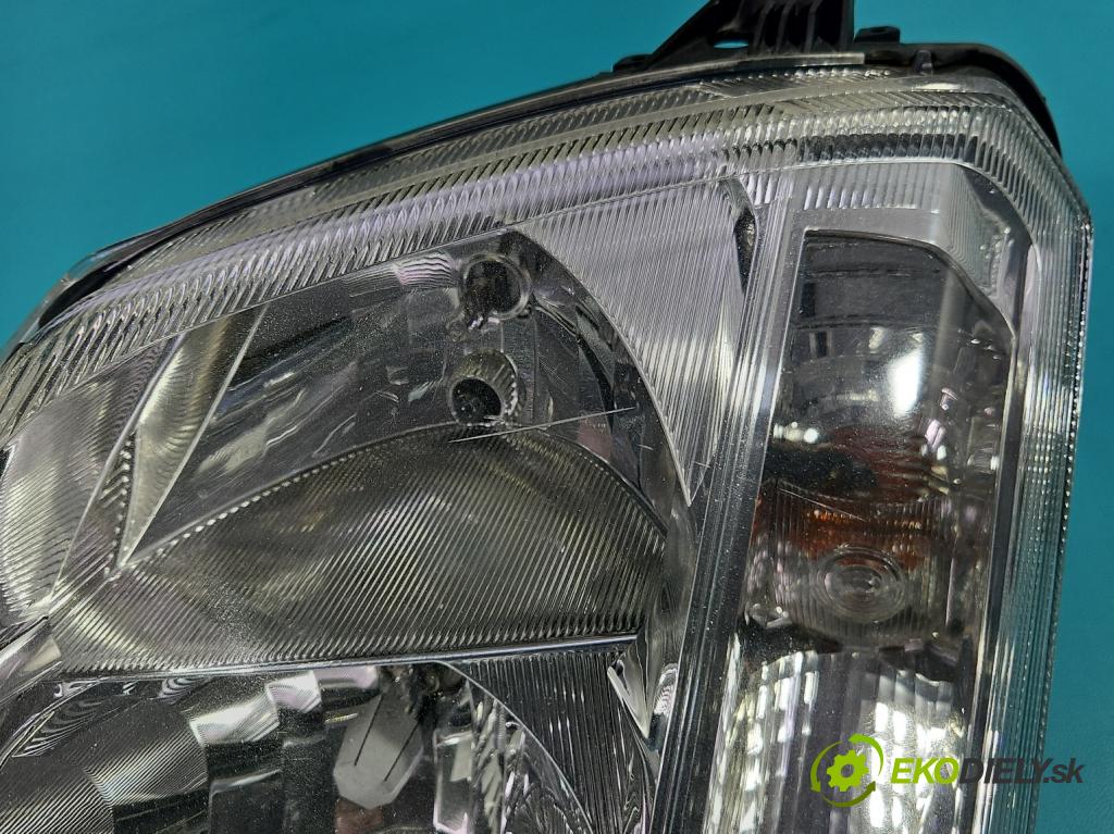 Opel Meriva A 2002-2010 1.6 16V 101 HP manual 74 kW 1598 cm3 5- Reflektor: ľavý 89308550 (Kľučka dverí ostatné)