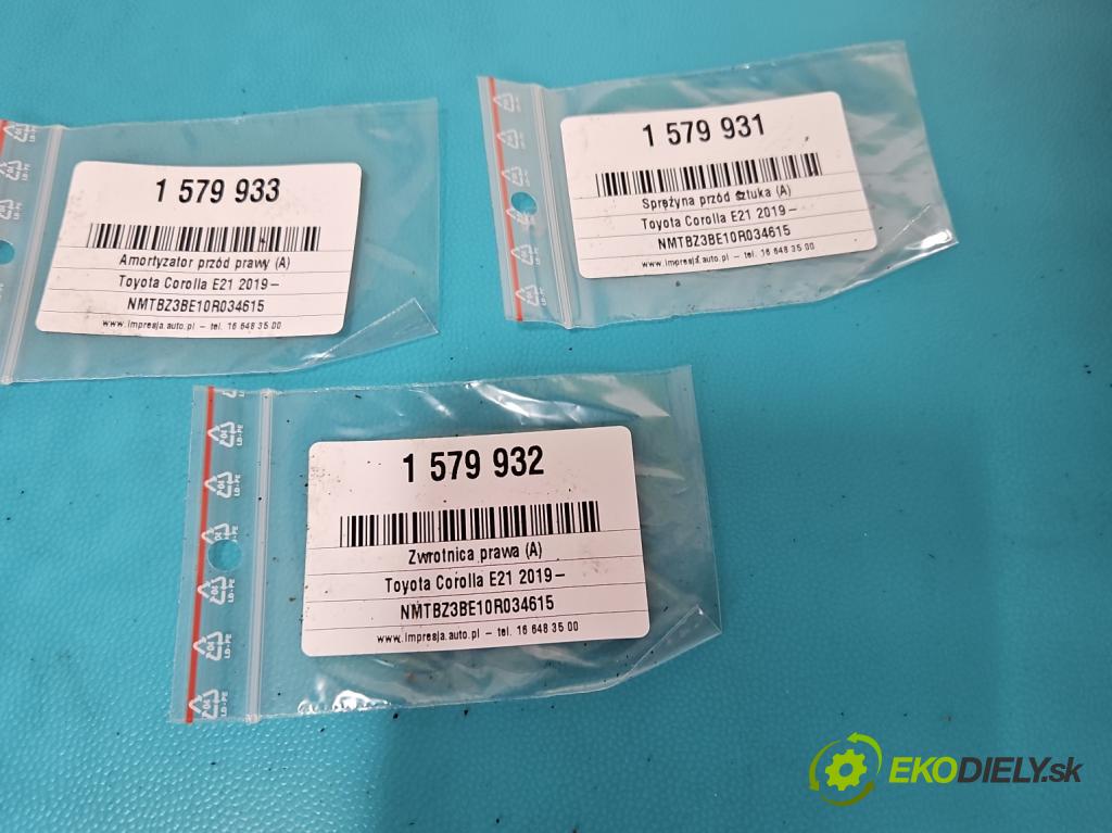 Toyota Corolla E21 2019- 1.8 16V 98 HP automatic 72 kW 1798 cm3 4- tlmič predné pravý  (Kľučka dverí ostatné)