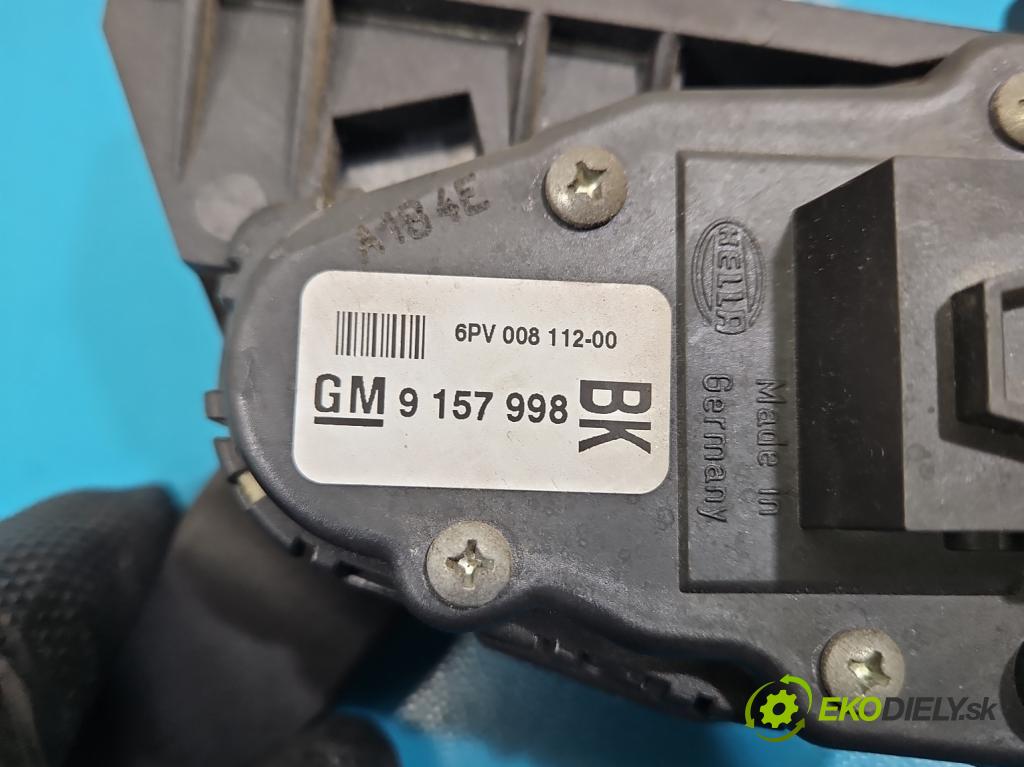Opel Astra III 2004-2014 1.7 cdti 101 hp manual 74 kW 1686 cm3 5- pedal plyn: potenciometr: 9157998