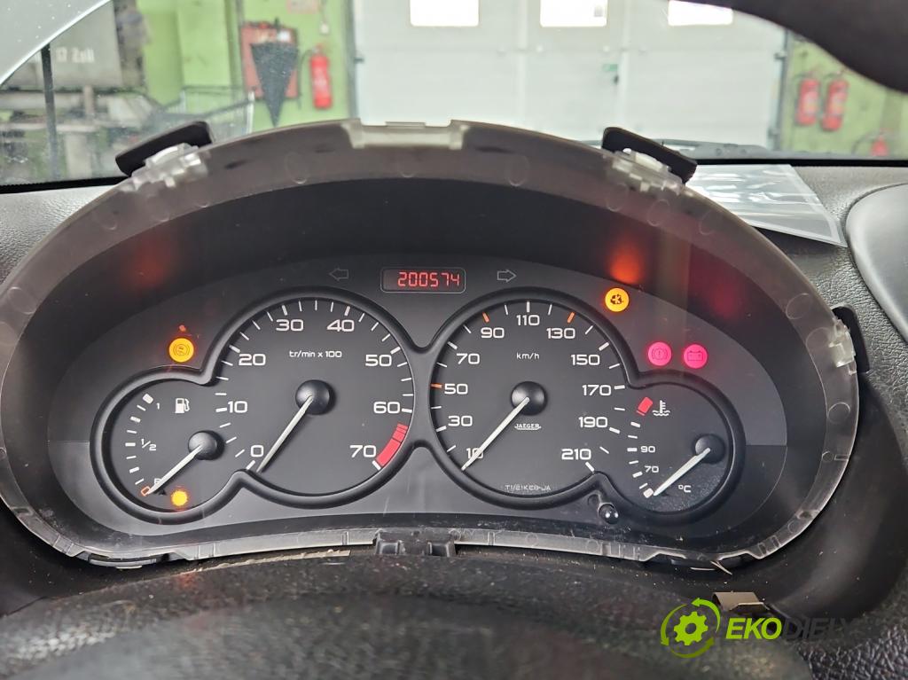 Peugeot 206 1.1 8V 60 hp manual 44 kW 1124 cm3 5- Přístrojová deska 9634961180 (Přístrojová deska)