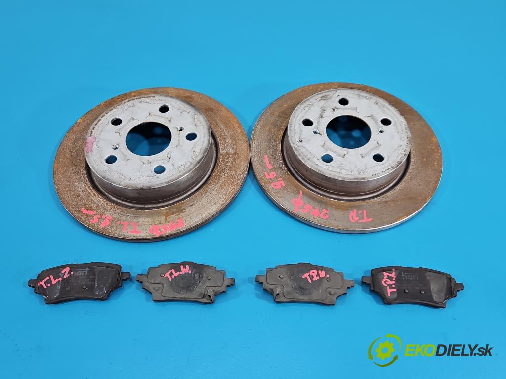 Toyota Corolla E21 2019- 1.8 16V 98 HP automatic 72 kW 1798 cm3 4- Štíty: brzdové zadné 