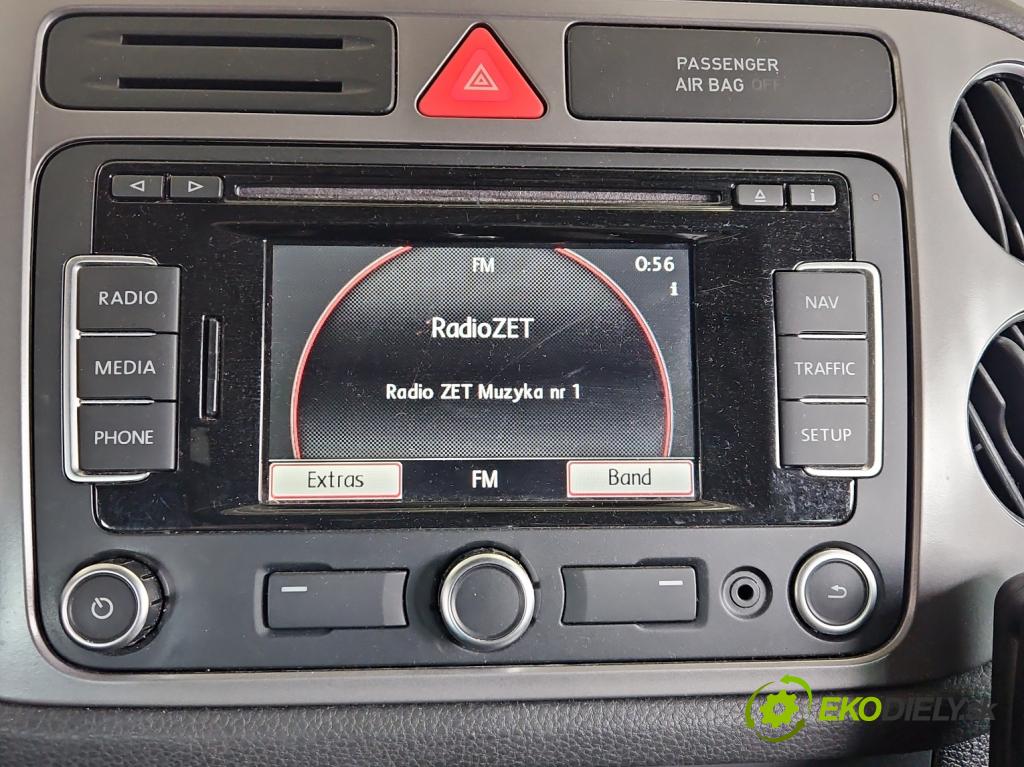 Vw Tiguan I 2007-2016 1.4 TSI 150 HP manual 110 kW 1390 cm3 5- Radio originál 3C0035270