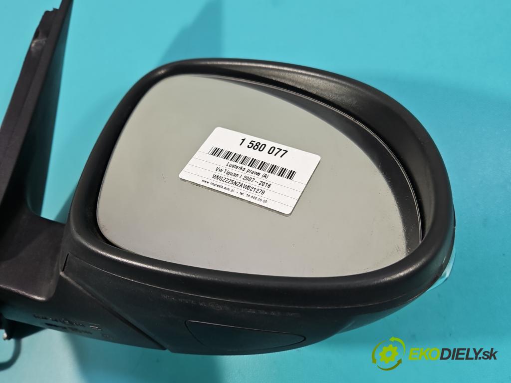 Vw Tiguan I 2007-2016 1.4 TSI 150 HP manual 110 kW 1390 cm3 5- zrkadlo pravé 5N1857502AG (Kľučka dverí ostatné)