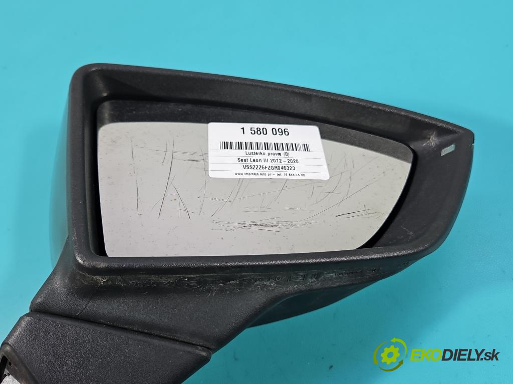 Seat Leon III 2012-2020 2.0 tdi 150 HP manual 110 kW 1968 cm3 5- zrkadlo pravé  (Kľučka dverí ostatné)