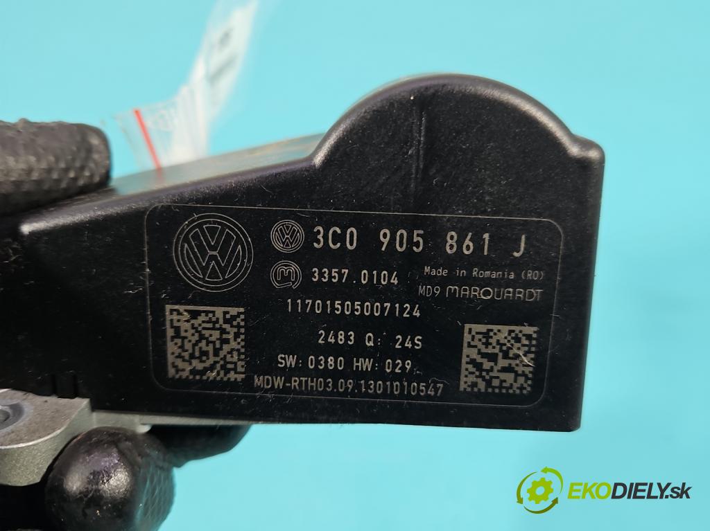 Vw Passat B6 2005-2010 2.0 tdi 122 HP manual 90 kW 1968 cm3 4- Blokáda: řízení: 3C0905861J (Riadenie ostatné)