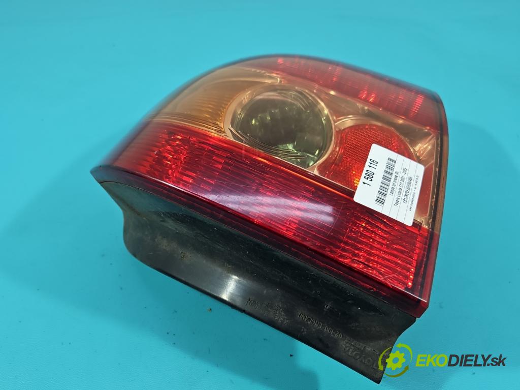 Toyota Corolla E12 2001-2009 1.4 vvti 97KM manual 71 kW 1398 cm3 3- svetlo / reflektor zadné pravé  (Kľučka dverí ostatné)