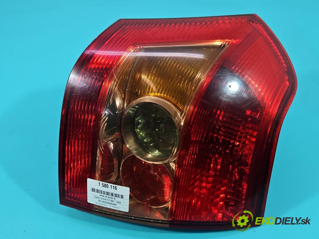 Toyota Corolla E12 2001-2009 1.4 vvti 97KM manual 71 kW 1398 cm3 3- svetlo / reflektor zadné pravé  (Kľučka dverí ostatné)