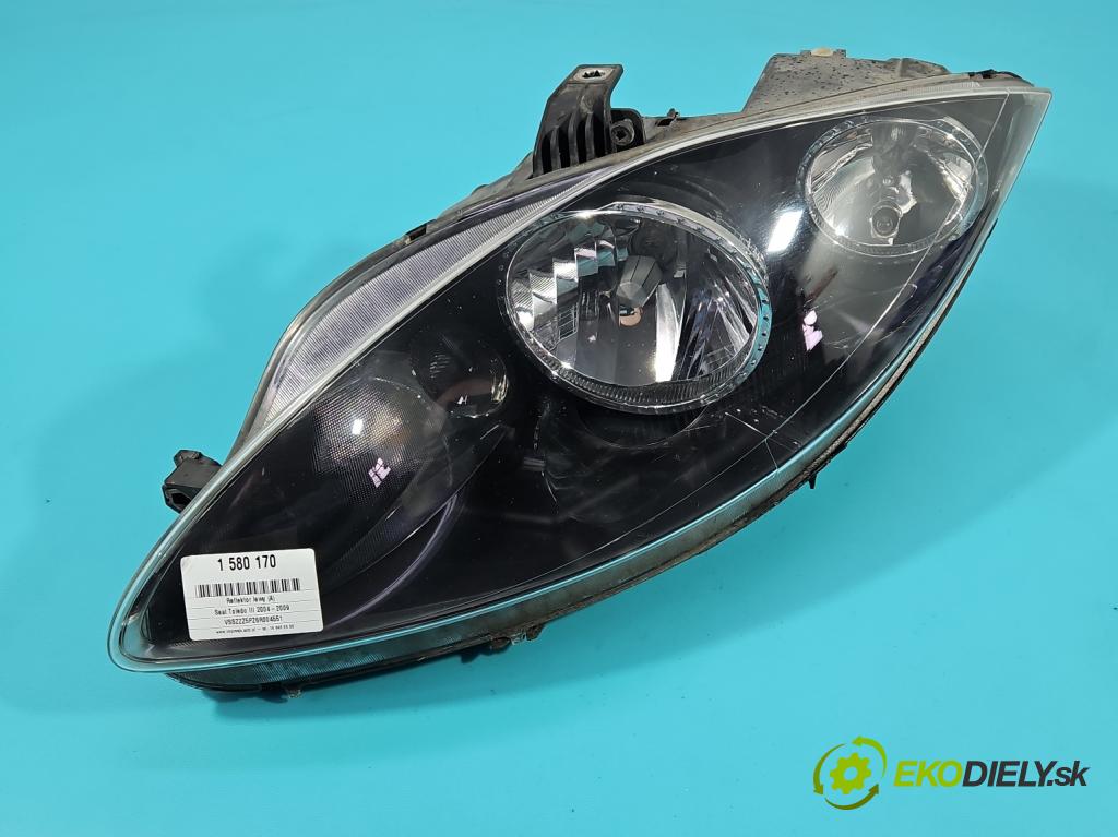 Seat Toledo III 2004-2009 1.6 SR 102 hp manual 75 kW 1595 cm3 5- světlo levý 5P1941005A (Klika dveří ostatní)