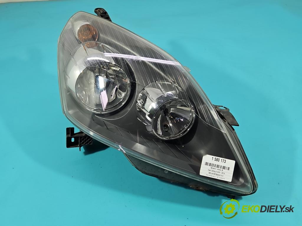 Opel Zafira B 2005-2014 1.9 cdti 150 HP manual 110 kW 1910 cm3 5- Reflektor: pravý 13252473RH (Svetlo predné pravé)