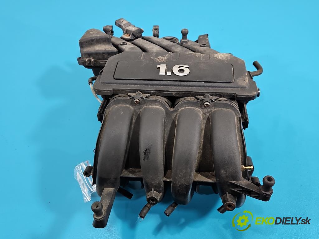 Seat Toledo III 2004-2009 1.6 SR 102 HP manual 75 kW 1595 cm3 5- zvod nasávací 06A133203DL (Sacie potrubie)