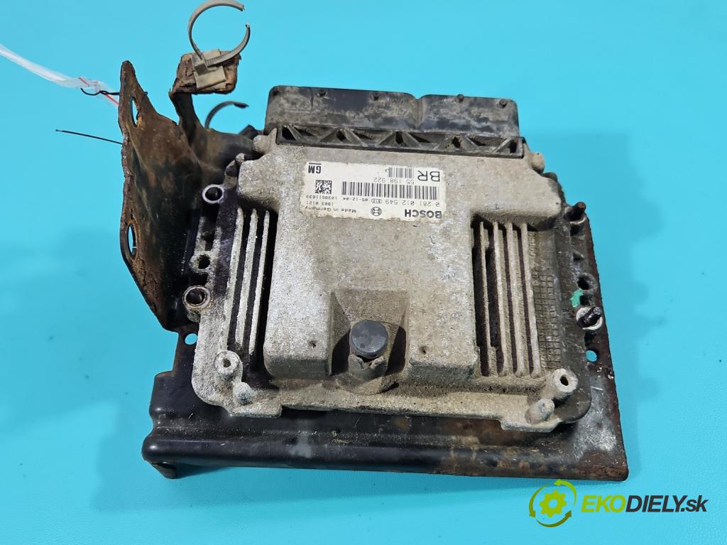 Opel Zafira B 2005-2014 1.9 cdti 150 HP manual 110 kW 1910 cm3 5- riadiaca jednotka motora 0281012549
