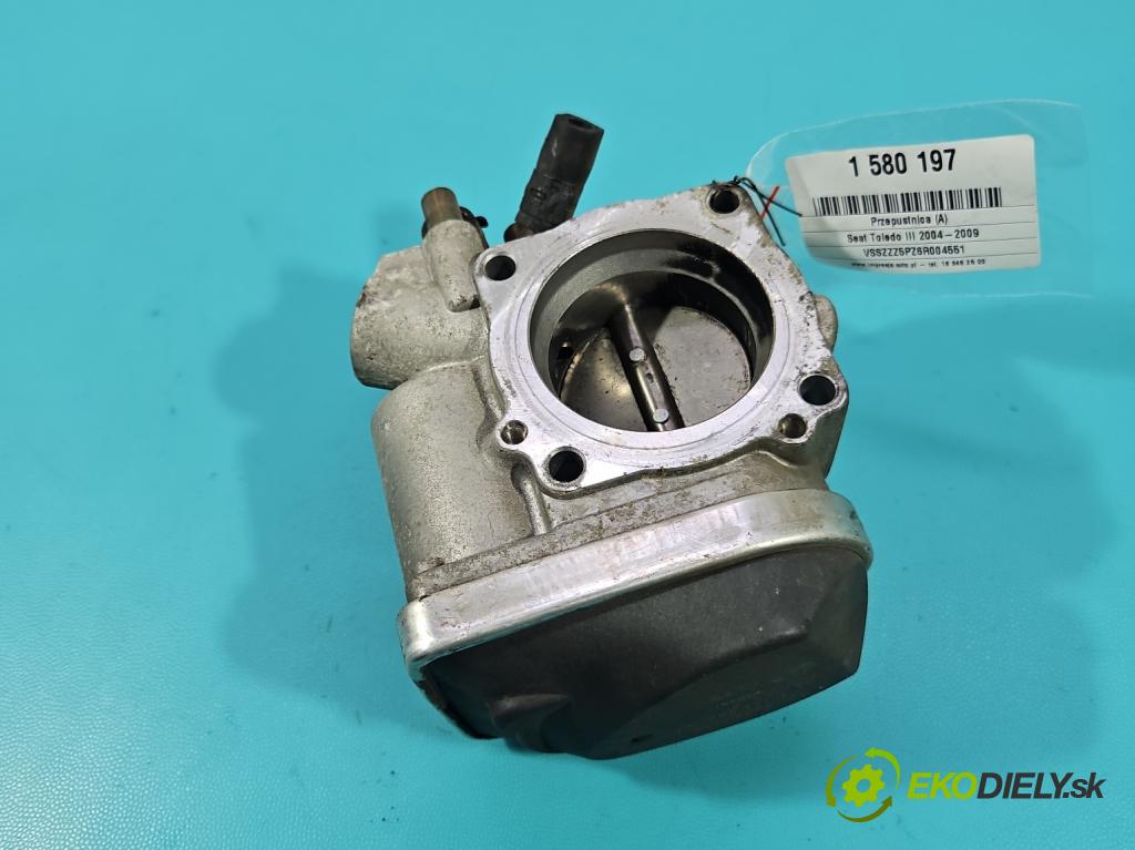 Seat Toledo III 2004-2009 1.6 SR 102 hp manual 75 kW 1595 cm3 5- škrticí klapka 06A133062AT (Škrticí klapka)