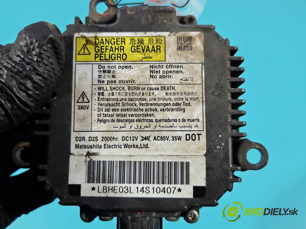 Honda CR-V III 2006-2011 2.2 i-CTDi 150 hp manual 110 kW 2199 cm3 5- měnič xenon  (Řídící jednotka xenonu)