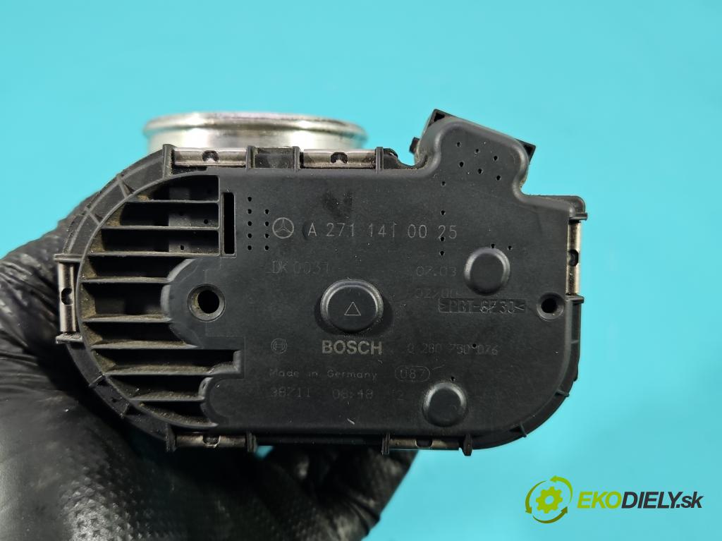 Mercedes C W203 2000-2007 1.8 Kompresor 143 HP manual 105 kW 1796 cm3 3- klapka A2711410025 (Škrtiaca klapka)