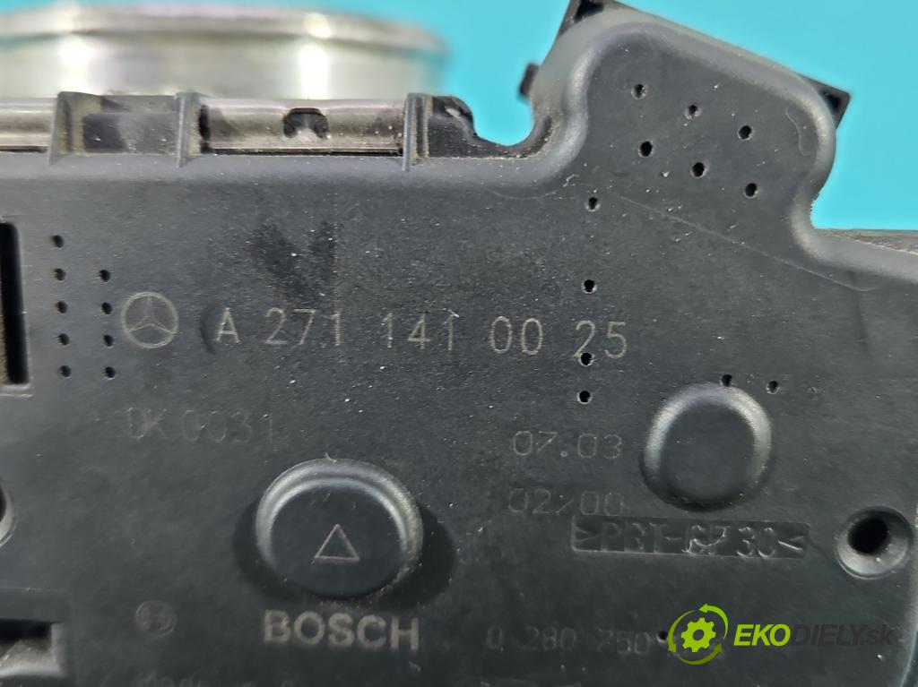 Mercedes C W203 2000-2007 1.8 Kompresor 143 HP manual 105 kW 1796 cm3 3- klapka A2711410025 (Škrtiaca klapka)