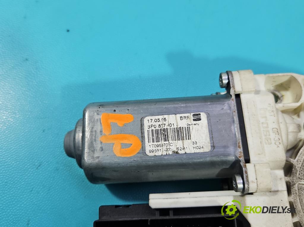 Seat Toledo III 2004-2009 1.6 SR 102 HP manual 75 kW 1595 cm3 5- mechanizmus okna predné ľavý 1K0959793H