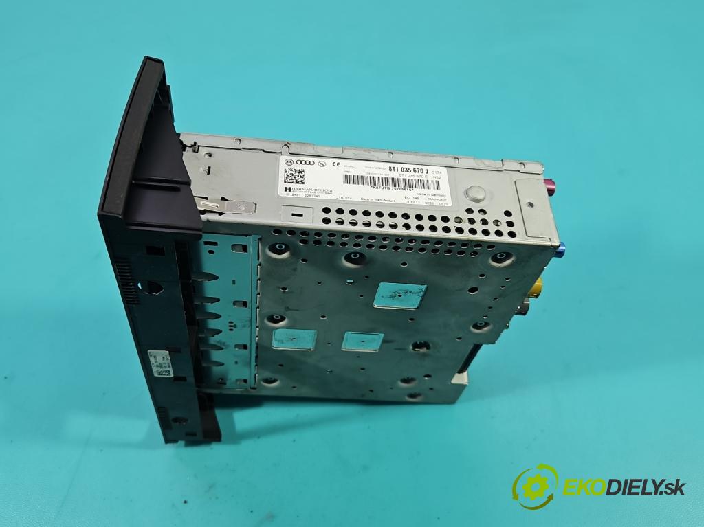 Audi Q5 2008-2016 3.0 tdi 239KM automatic 176 kW 2967 cm3 5- Menič: cd 8T1035670J (CD menič)