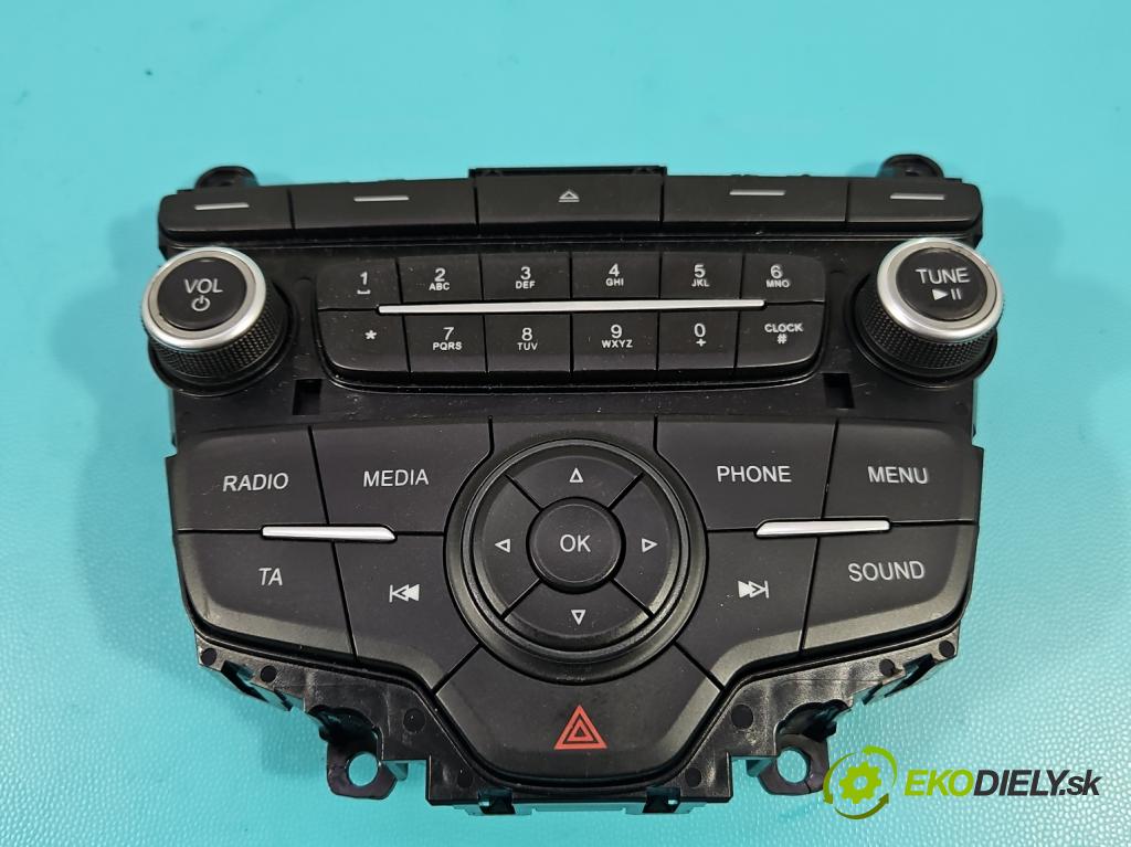 Ford Focus Mk3 2010-2018 1.5 tdci 95 HP manual 70 kW 1499 cm3 5- Radio originál F1ET18K811BD