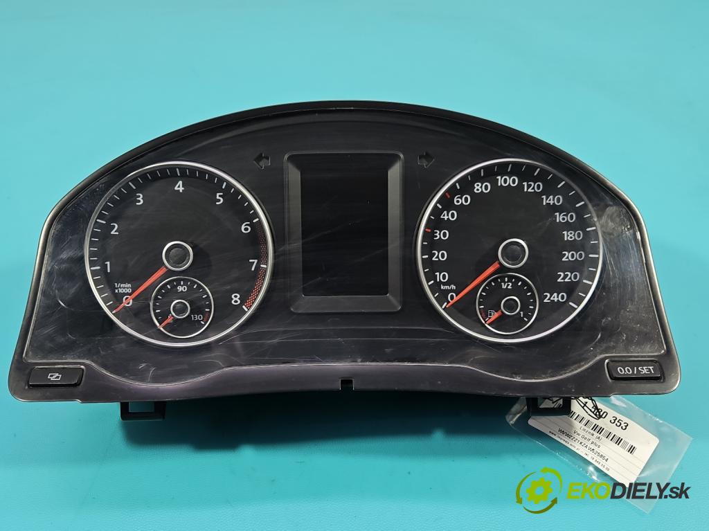Vw Golf plus 1.4 TSI 122 HP manual 90 kW 1390 cm3 5- prístrojovka/ budíky 5M0920870A (Prístrojová doska)