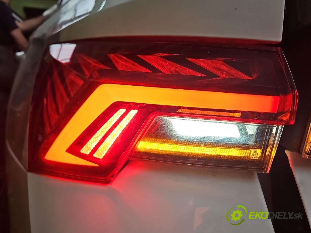 Skoda Octavia IV 2019- 2.0 tdi 116 HP manual 85 kW 1968 cm3 5- svetlo / reflektor zadné ľavé 5E3945207A (Kľučka dverí ostatné)
