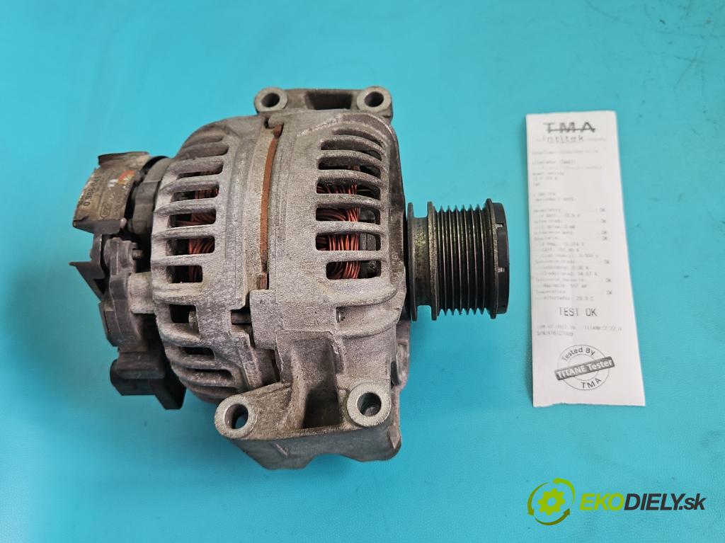 Mercedes C W203 2000-2007 1.8 Kompresor 143 HP manual 105 kW 1796 cm3 3- Alternator 0986045380 (Alternátor)
