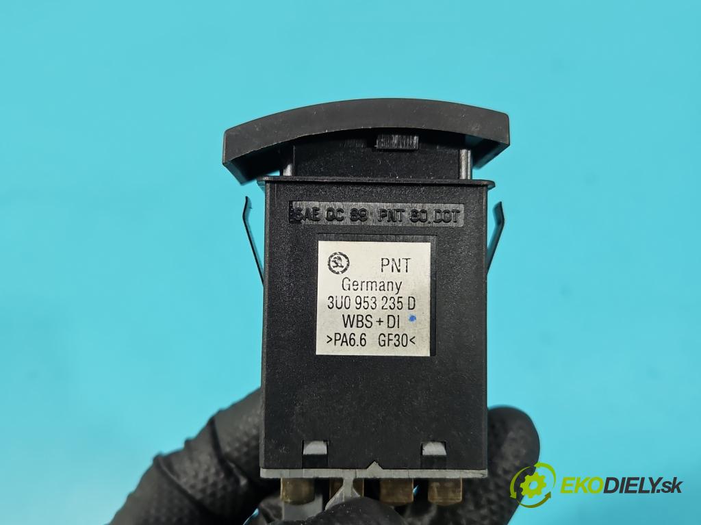 Skoda Superb I 2001-2008 1.9 tdi 131 HP automatic 96 kW 1896 cm3 4- prepínač světla: pohotovosť: 3U0953235D