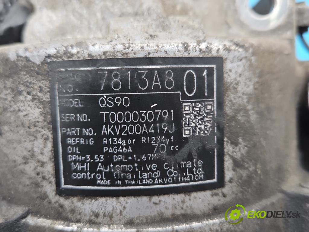 Mitsubishi Eclipse Cross  1.5 T 163 HP manual 120 kW 1499 cm3 5- Kompresor: klimatizácie 7813A801 (Kompresor klimatizácie)