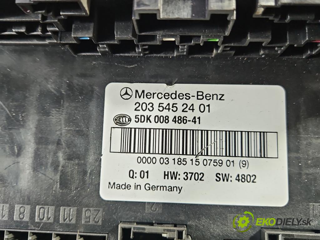 Mercedes C W203 2000-2007 1.8 Kompresor 143 HP manual 105 kW 1796 cm3 3- skrinka poistka 5DK008486-41 (Poistková skrinka)