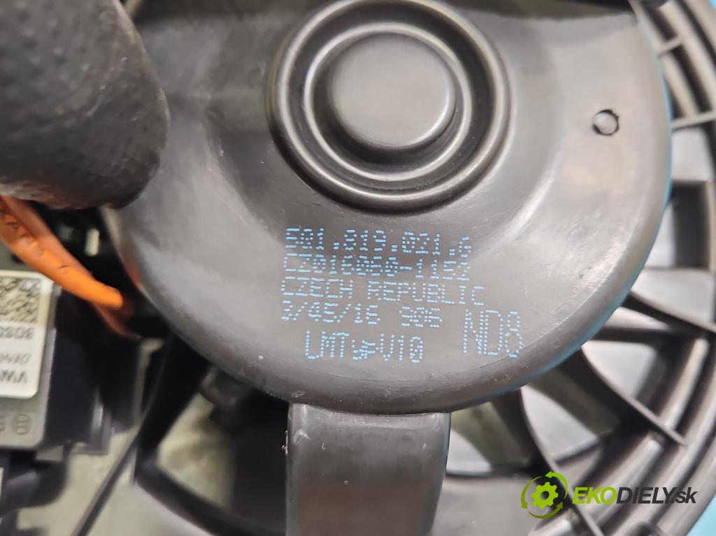 Skoda Octavia III 2013- 1.4 TSI 150 hp manual 110 kW 1395 cm3 5- ventilátor vzduchu 5Q0907521E