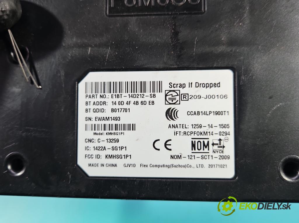 Ford Focus Mk3 2010-2018 1.5 tdci 95 HP manual 70 kW 1499 cm3 5- riadiaca jednotka ostatné E1BT-14D212-SB