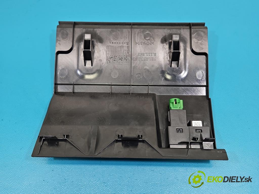 Skoda Octavia III 2013- 1.4 TSI 150 hp manual 110 kW 1395 cm3 5- zásuvka USB 5E1857367B