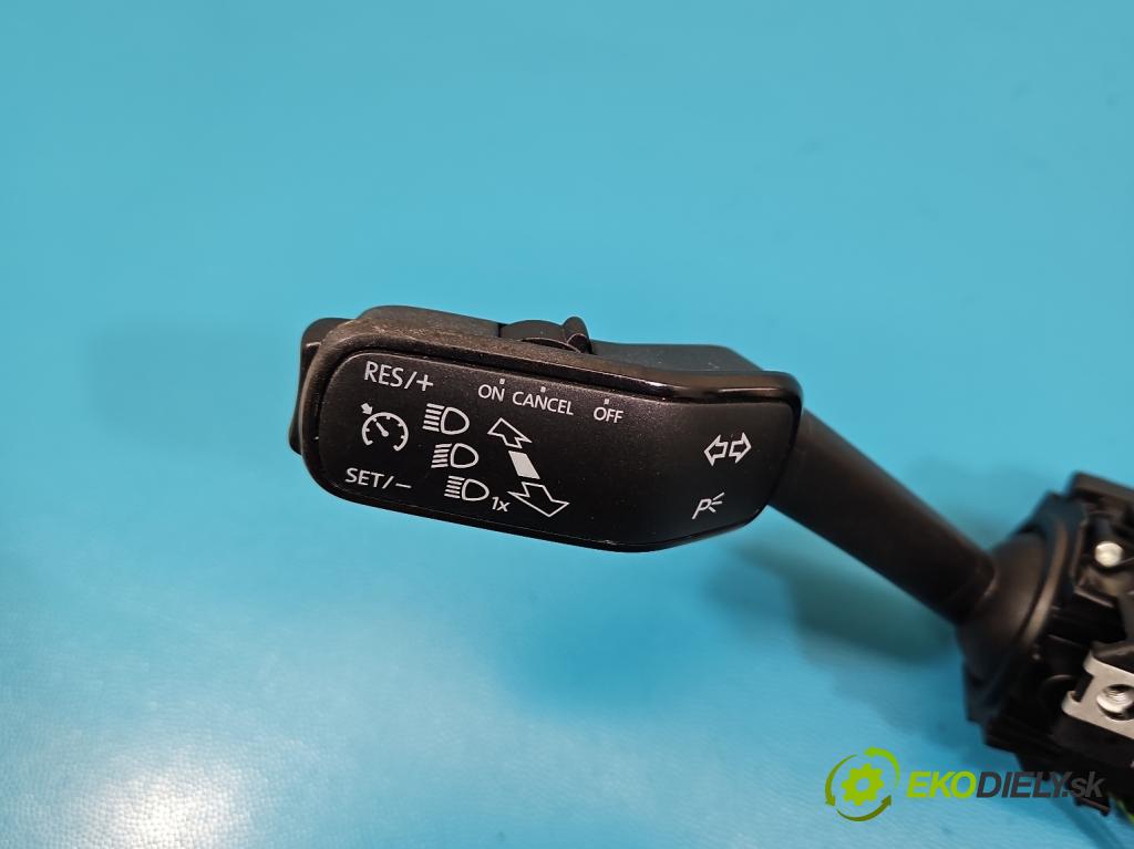 Skoda Octavia III 2013- 1.4 TSI 150 HP manual 110 kW 1395 cm3 5- prepínač komplex: 5Q0953507FR (Prepínacie páčky pod volantom)