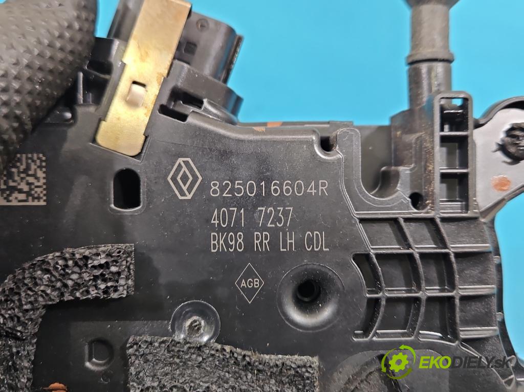 Renault Clio IV 2012-2020 1.2 16V 73 HP manual 54 kW 1149 cm3 5- zámok zadné ľavý 825016604R