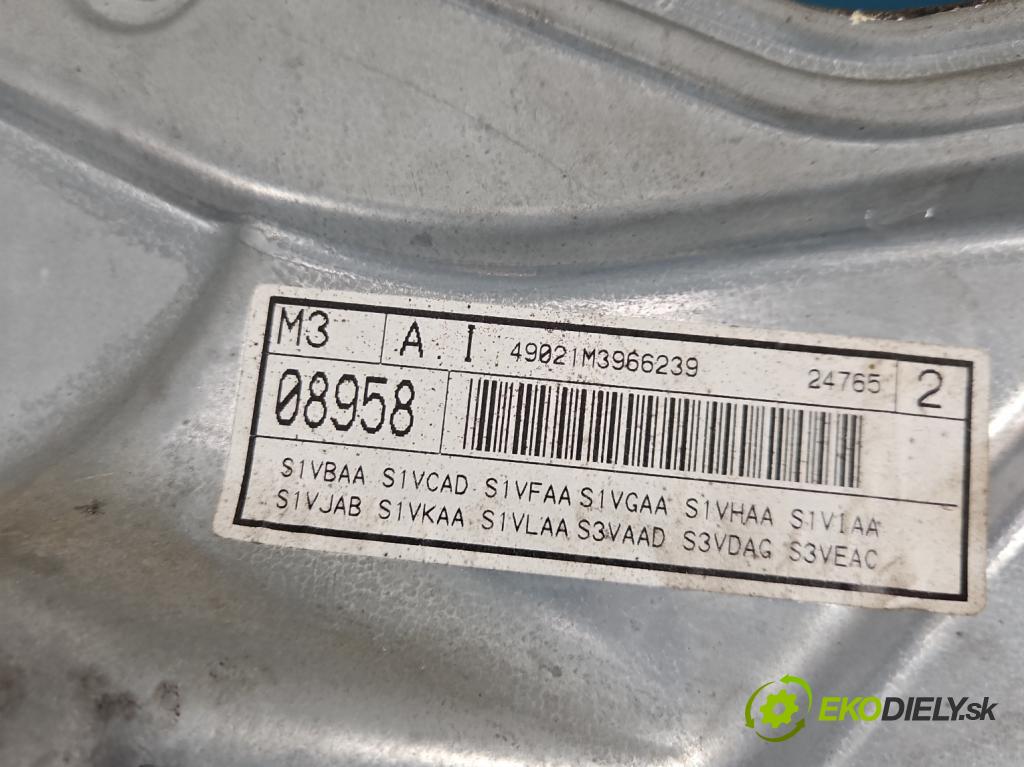 Seat Leon I 1999-2005 1.9 tdi 110 HP manual 81 kW 1896 cm3 5- mechanizmus okna predné ľavý 3966239