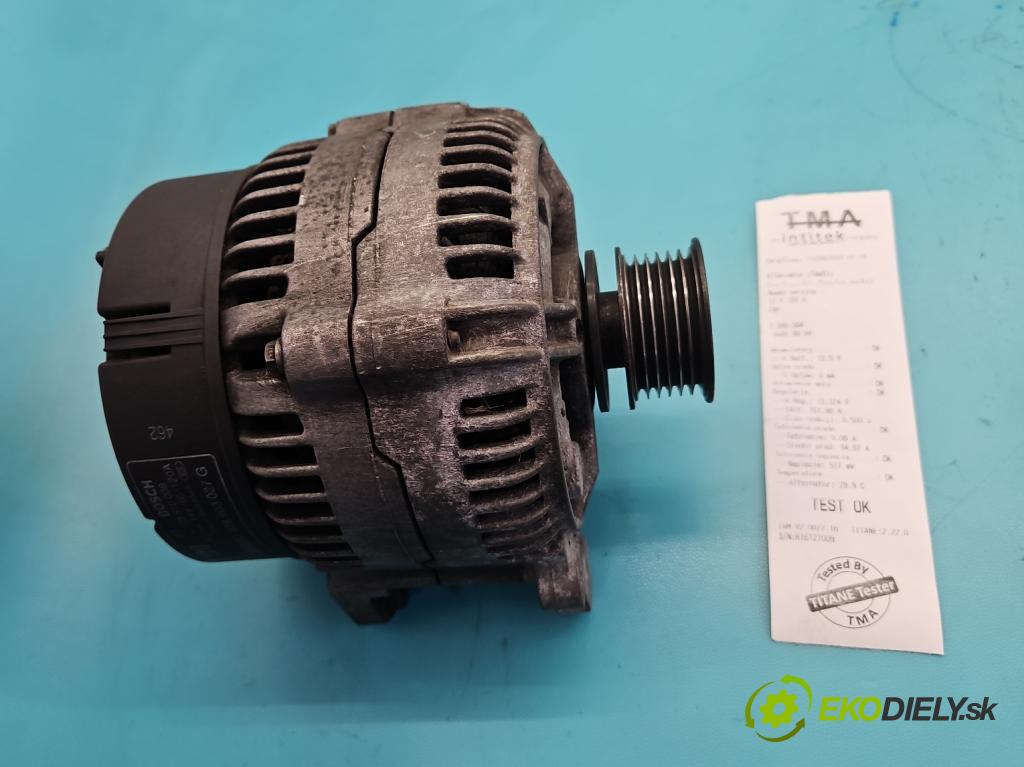 Audi 80 B4 1991-1994 1.9 tdi 90 HP manual 66 kW 1896 cm3 5- Alternator 0123510008 (Alternátor)