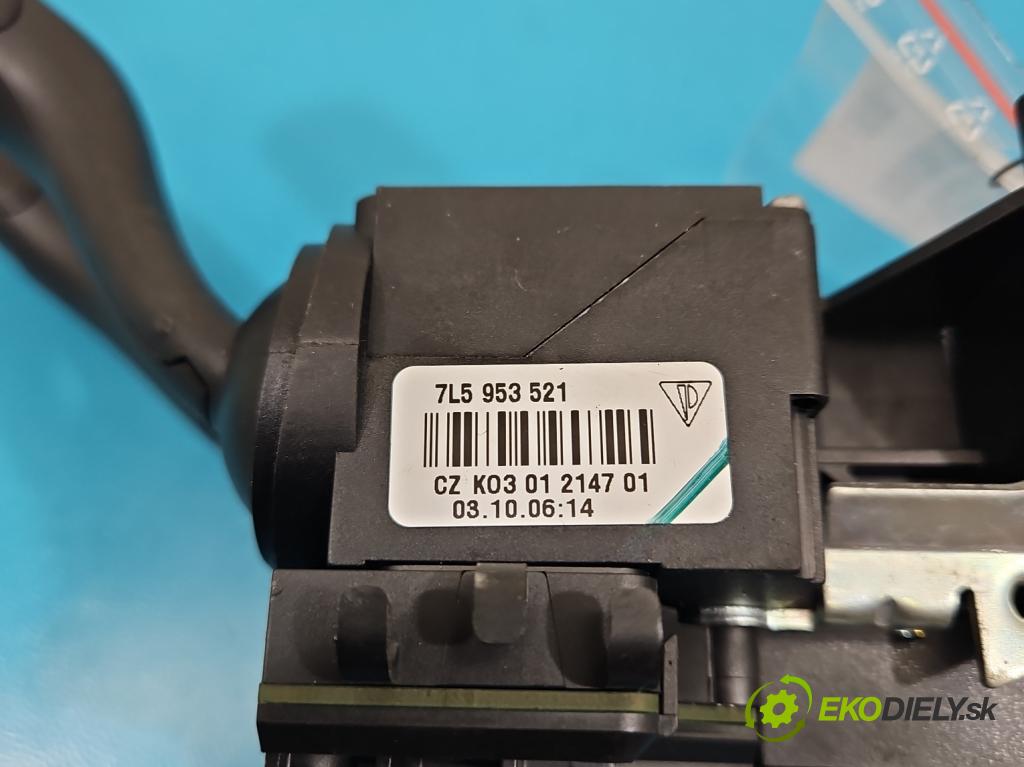 Porsche Cayenne I 2002-2010 4.5 V8 340KM: automatic 250 kW 4511 cm3 5- prepínač komplex: 7L5953549C (Prepínacie páčky pod volantom)