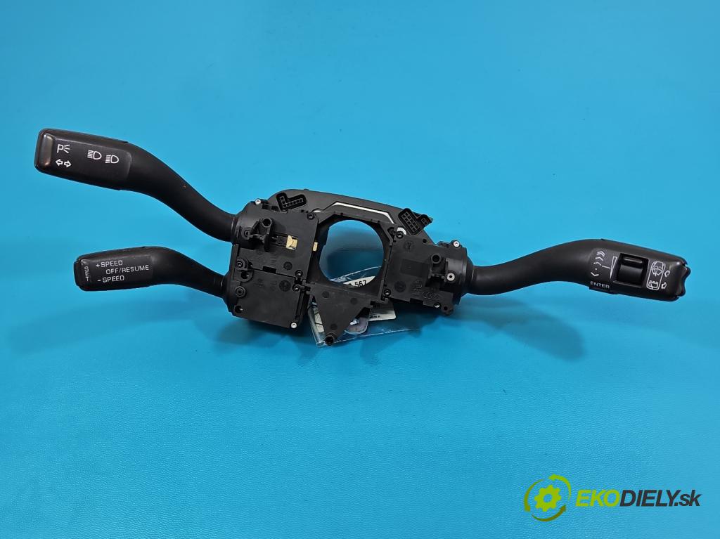 Porsche Cayenne I 2002-2010 4.5 V8 340KM: automatic 250 kW 4511 cm3 5- prepínač komplex: 7L5953549C (Prepínacie páčky pod volantom)