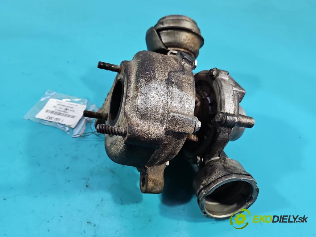 Skoda Superb I 2001-2008 1.9 tdi 131 hp automatic 96 kW 1896 cm3 4- Turbodmychadlo 717858-1 (Kompletní turbodmychadlo)