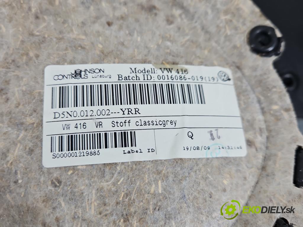Vw Tiguan I 2007-2016 1.4 TSI 150 HP manual 110 kW 1390 cm3 5- Čalounictví: dvere predné pravé 200935212294